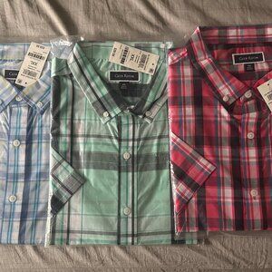 Lot of 3 XXL Club Room Short Sleeve Printed Shirt, Created for Macy's NEW